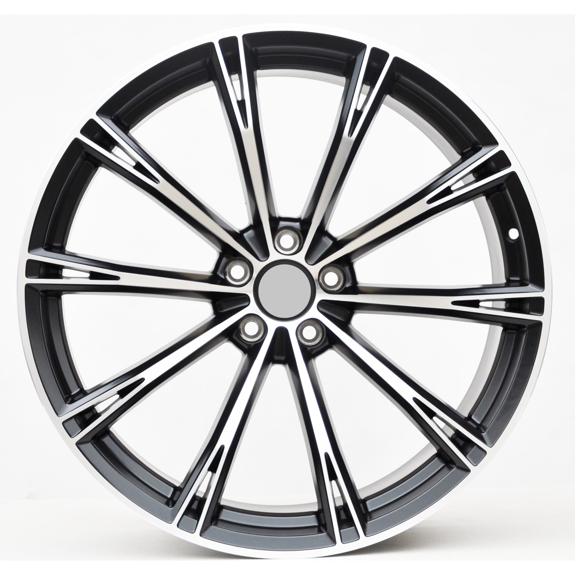 Set 4 jante aliaj PDW, 5060, 21 x 9 inch, 5 x 112, ET30, MBPC, Negru