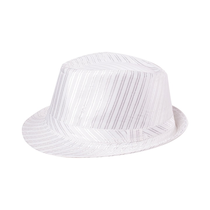 Palarie unisex, A&K, Stofa, Alb, 58