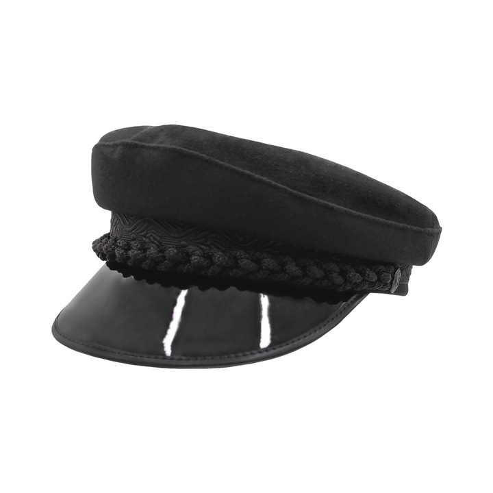 Palarie barbati, A&K, Fetru, 57 CM, Negru