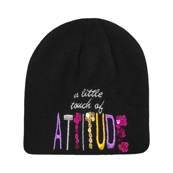 Caciula dama, A&K, Acril, Multicolor, One-Size