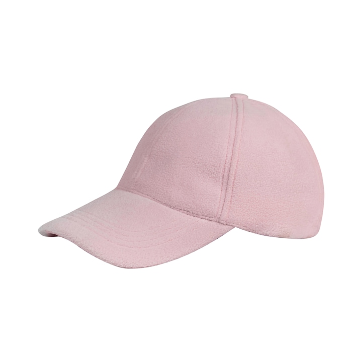 Sapcă unisex A&K, velcro, lână, roz