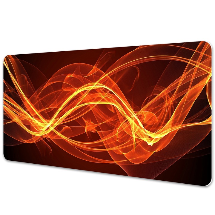Mapa birou. din PVC. pentru protectie birou. Flacara Rosie. Rosu. 100 cm x 50 cm. 010250300020100019111