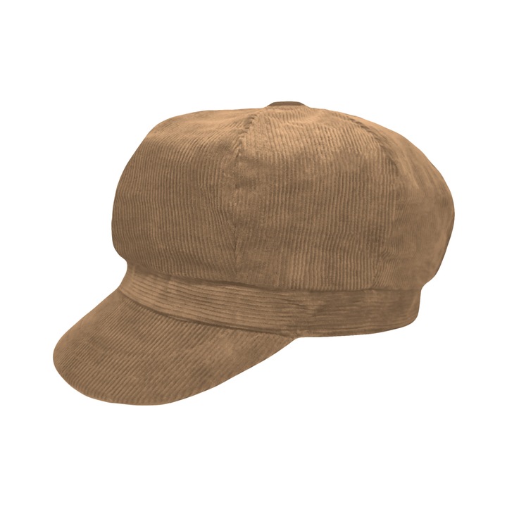 Sapca dama, A&K, Bumbac, 56 cm, Bej