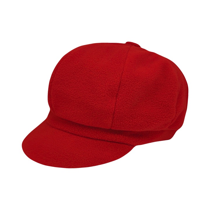 Sapca de dama, A&K, Fleece, Rosu