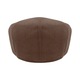 Копринена мъжка шапка, A&K, кафява