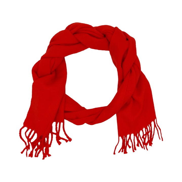 Esarfa pentru barbati, A&K, 24 x 150 cm, Portocaliu