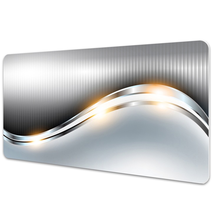 Mapa PVC pentru birou. Argint. 100 cm x 50 cm. 010250300020100008547