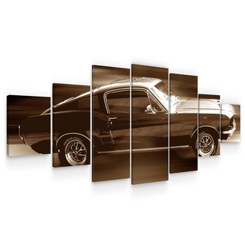 Set Tablou DualView Startonight Ford Mustang, 7 piese, luminos in intuneric, 100 x 240 cm Set Tablou DualView Startonight Ford Mustang, 7 piese, luminos in intuneric, 100 x 240 cm