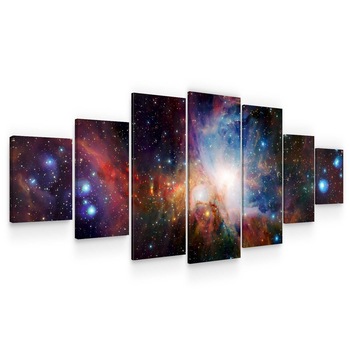 Set Tablou DualView Startonight Spatiu incredibil, 7 piese, luminos in intuneric, 100 x 240 cm Set Tablou DualView Startonight Spatiu incredibil, 7 piese, luminos in intuneric, 100 x 240 cm