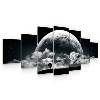 Set Tablou DualView Startonight Luna romantica, 7 piese, luminos in intuneric, 100 x 240 cm Set Tablou DualView Startonight Luna romantica, 7 piese, luminos in intuneric, 100 x 240 cm