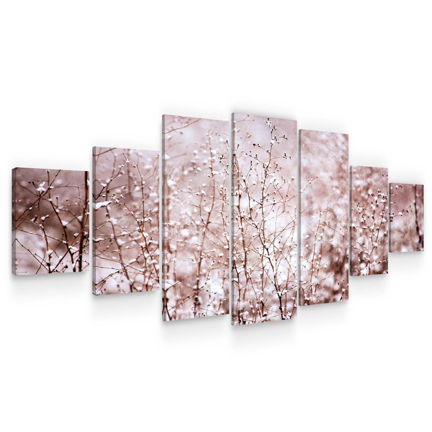 Set Tablou DualView Startonight Putina zapada, 7 piese, luminos in intuneric, 100 x 240 cm