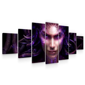 Set Tablou DualView Startonight Femme Fatale, 7 piese, luminos in intuneric, 100 x 240 cm Set Tablou DualView Startonight Femme Fatale, 7 piese, luminos in intuneric, 100 x 240 cm