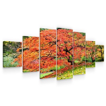 Set Tablou DualView Startonight Artar japonez, 7 piese, luminos in intuneric, 100 x 240 cm Set Tablou DualView Startonight Artar japonez, 7 piese, luminos in intuneric, 100 x 240 cm