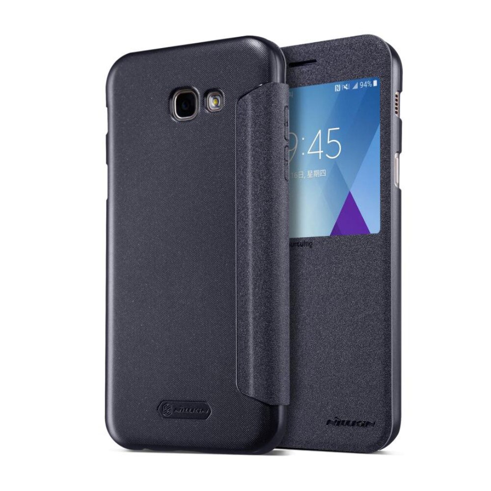 Husa flip s-view Nillkin Sparkle pentru Galaxy A7 2017, negru