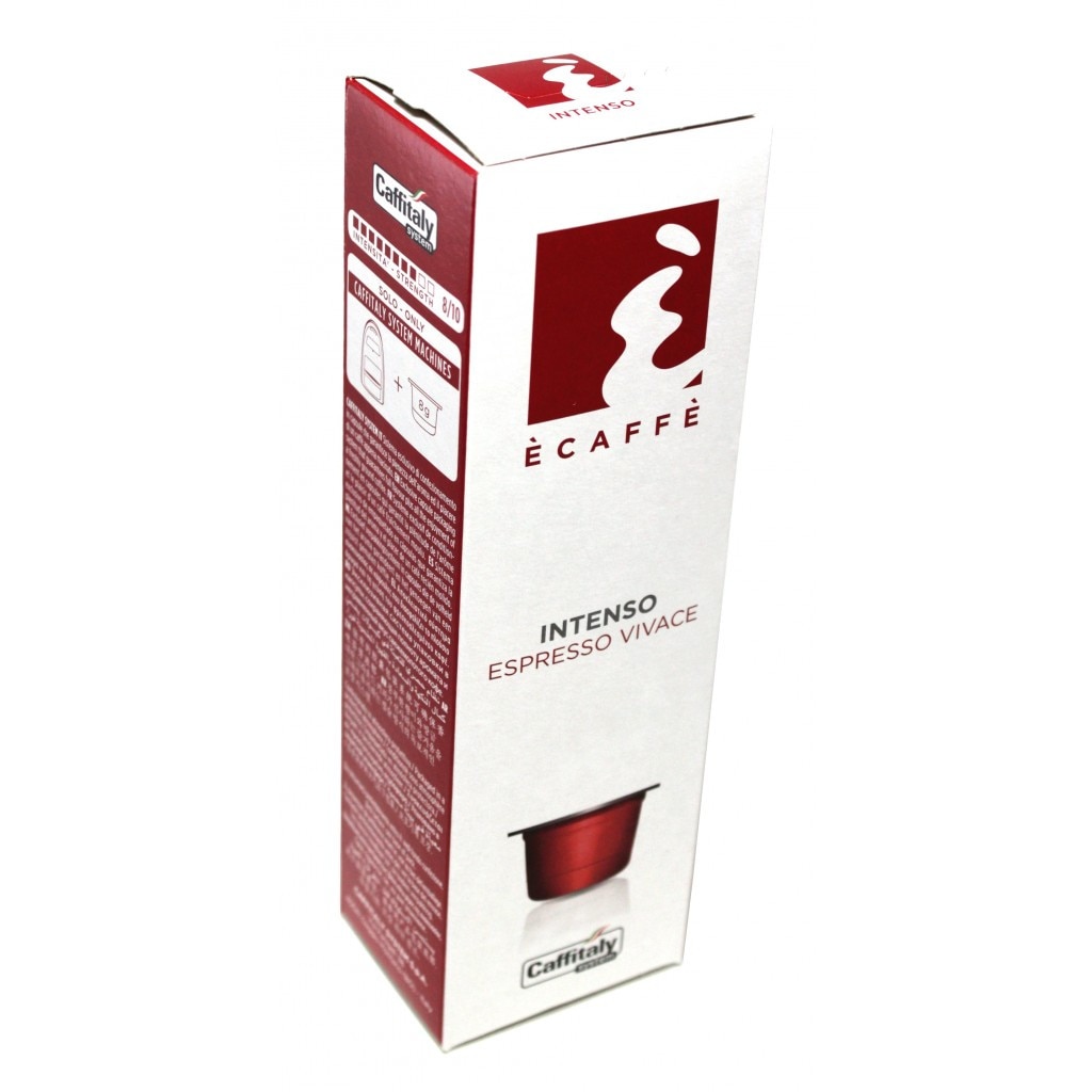 Capsule cafea Ecaffe Intenso Espresso Vivace, 10 capsule, compatibile CAFISSIMO