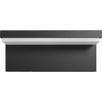 Aplica LED integrat pentru exterior Philips myGarden Bustan, 2x4.5W, 4000K, IP44, Gri inchis Aplica LED integrat pentru exterior Philips myGarden Bustan, 2x4.5W, 4000K, IP44, Gri inchis