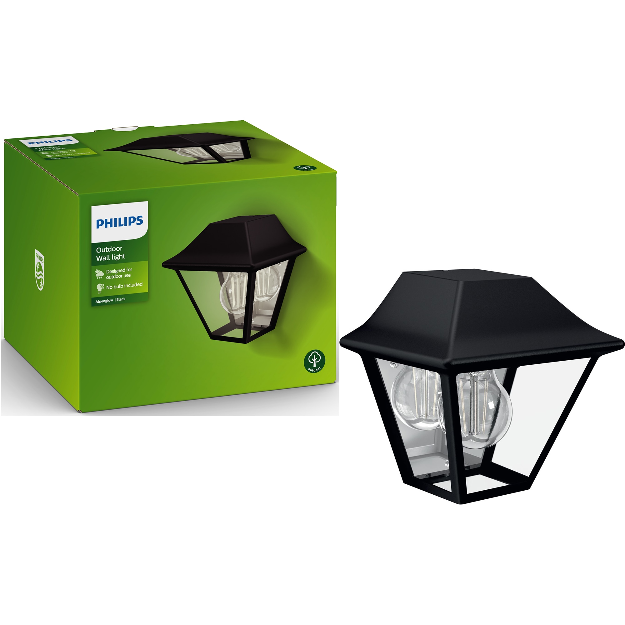 Aplica (felinar) exterior Philips myGarden Alpenglow, Negru