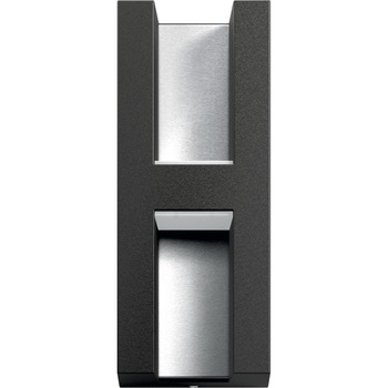 Aplica LED integrat pentru exterior Philips myGarden Shadow, 2x4.5W, 1000 lm, IP44, Gri inchis Aplica LED integrat pentru exterior Philips myGarden Shadow, 2x4.5W, 1000 lm, IP44, Gri inchis