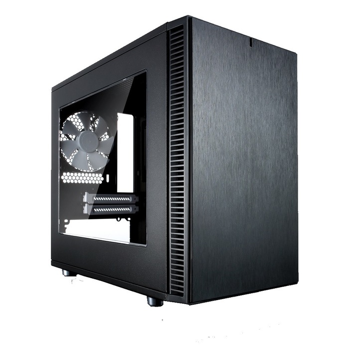 Калъф Fractal Design Define Nano S Window, Mini Tower, без източник, черен