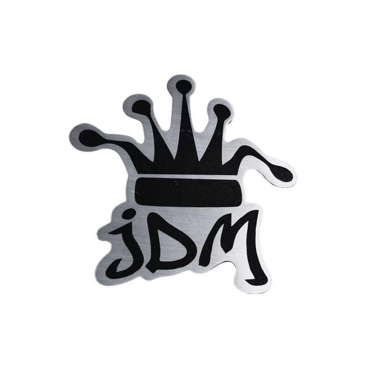 Sticker Metalic M89, 8 cm, pentru lipit pe Auto, Moto, Laptop, Tableta, Voiaj, Geam, Metal