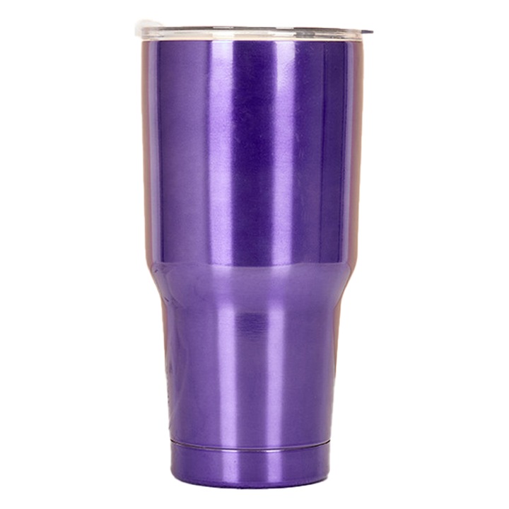 Pahar termoizolant QttvbTna, inox, capac etans, 30oz, set 2 paiuri reutilizabile