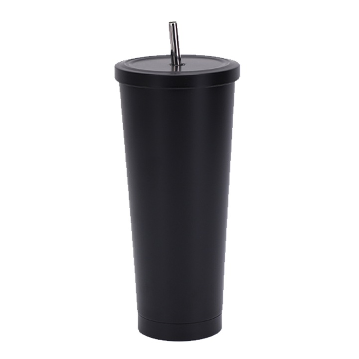 Sticla Termo QttvbTna, Inox, Rezistenta, Negru