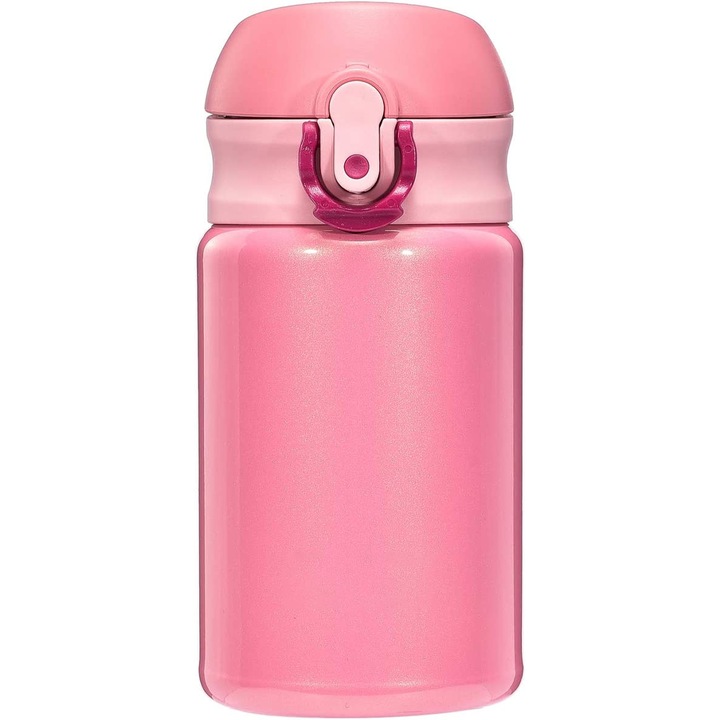 Termos, Inox, Etans, 14.5 x 7 cm, Roz