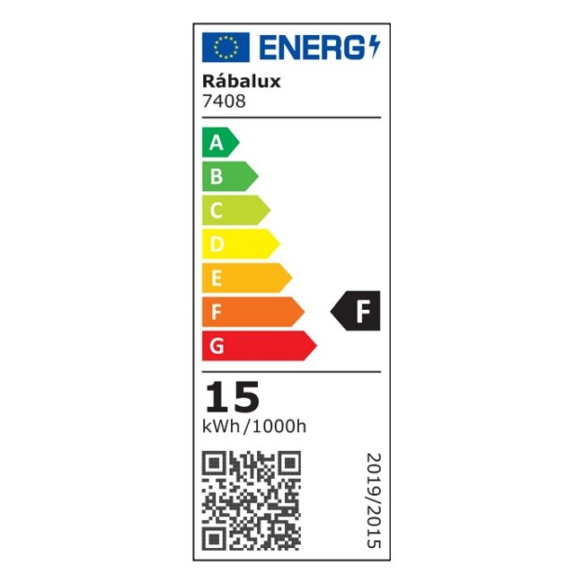 Lampa Hort 15W 7408, plafoniera LED Rabalux, alb, oval - eMAG.ro