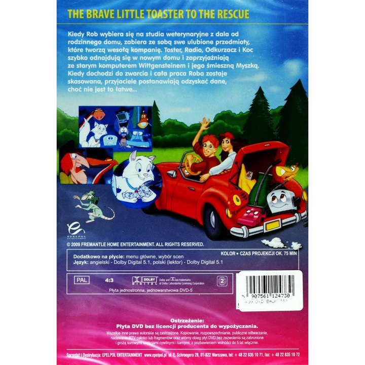 The Brave Little Toaster to the Rescue [DVD]