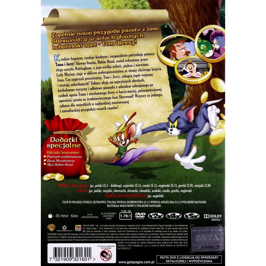 Tom I Jerry Robin Hood I Jego Księżna Mysz www.emag.bg