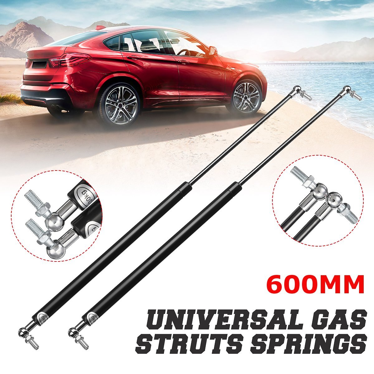 Universal Gas Struts Springs 200/250/300/350/400/450/500/550/600mm