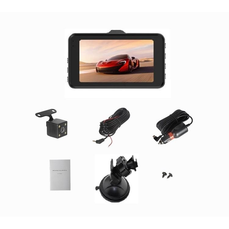 Camera Video Auto DVR Duala, HD tahograph®, Ecran LCD, Diagonala 3.3