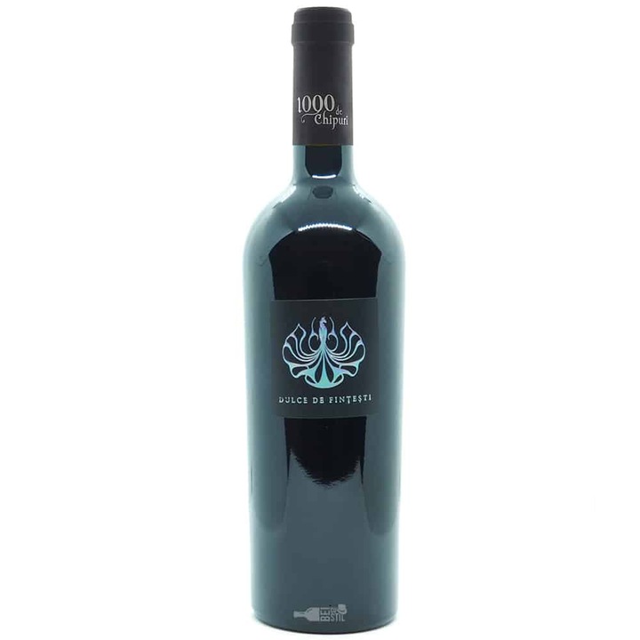 Vin Rosu 1000 de Chipuri, Dulce De Fintesti, Feteasca Neagra, Dulce, 0.75l