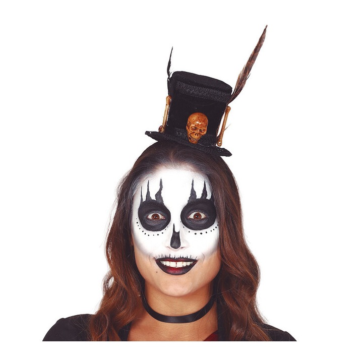 Halloween jelmezes sapka, Guirca, Unisex, Fekete/narancs