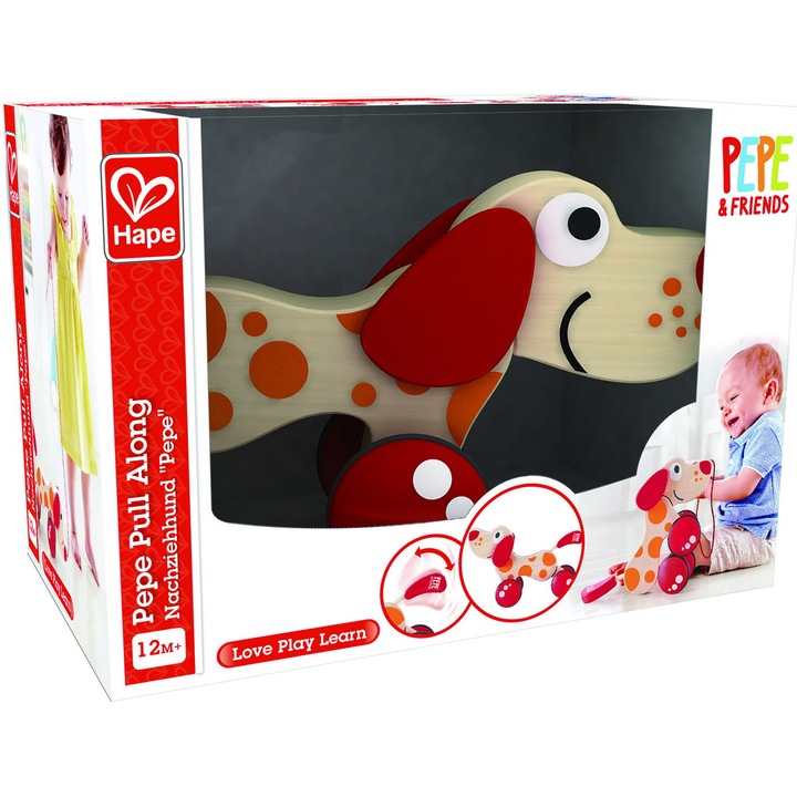Hape húzójáték - Pepe, a kiskutya