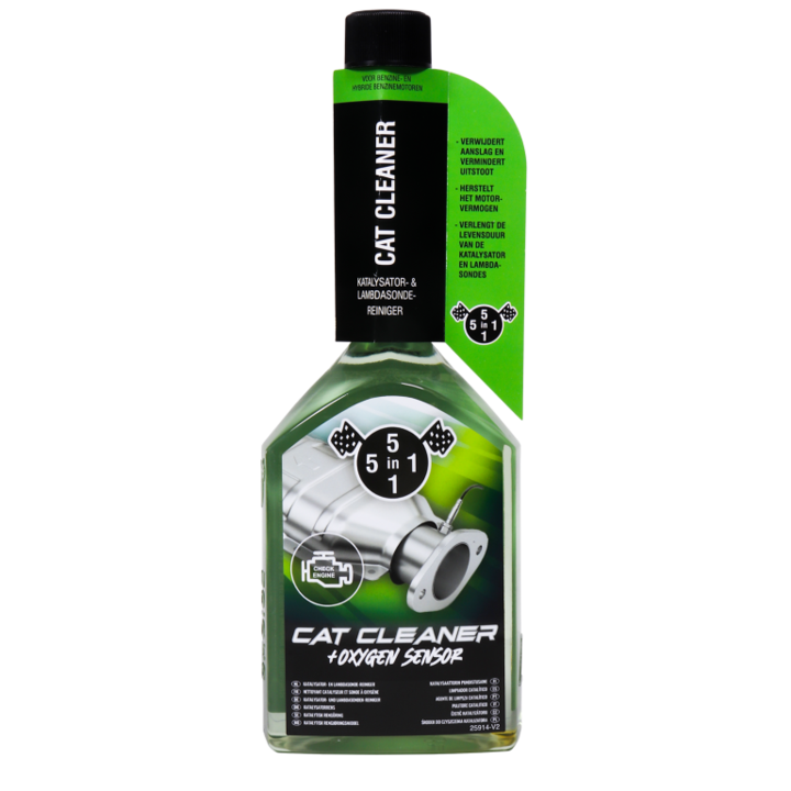 Katalizátor tisztító benzin adalék CAT CLEANER + Oxigén érzékelő, 5 az 1-ben, 310 ml