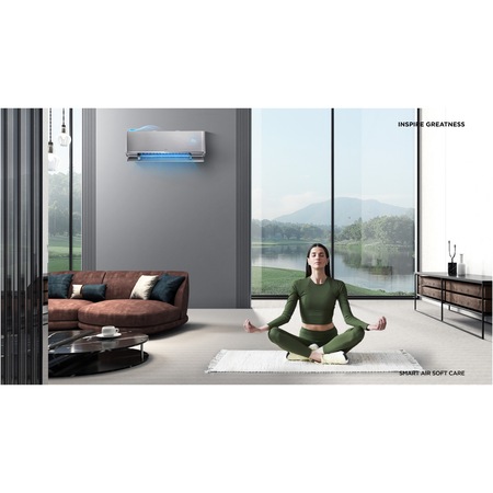 Aparat de aer conditionat TCL FreshIN, 12000 BTU, WiFi, Clasa A+++, Filtru QuadruPuri, Incalzire, Functie Turbo, Functie ECO, I-Feel, Mod Sleep, Flux de aer 360°, Filtru QuadruPuri, R32, Fresh O2, TAC-12CHSD/FAI