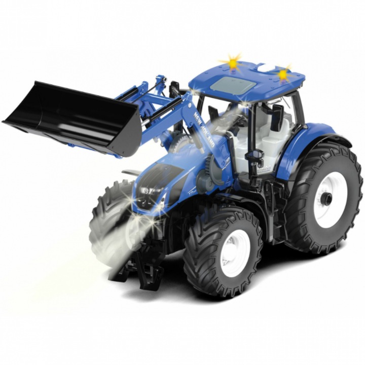 Tractor New Holland T7.315 cu Incarcator Frontal si Bluetooth Siku 6797