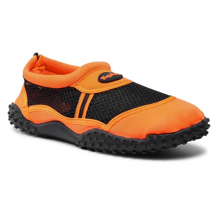 Pantofi sport barbati, Playshoes, Protectie UV, Portocaliu/Negru