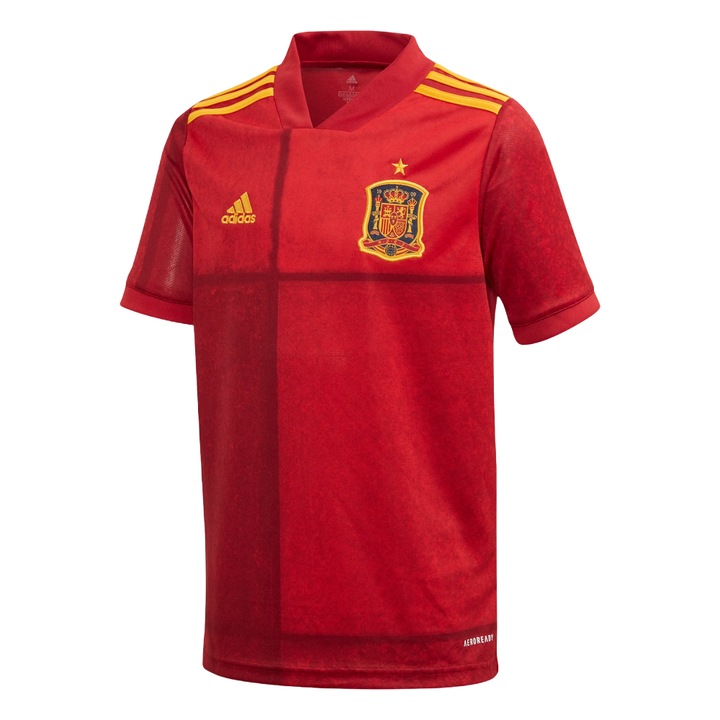 Мъжка спортна тениска, Adidas, Испания, 128см, Червена