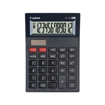 Calculator de birou Canon AS120, 12 digit Calculator de birou Canon AS120, 12 digit