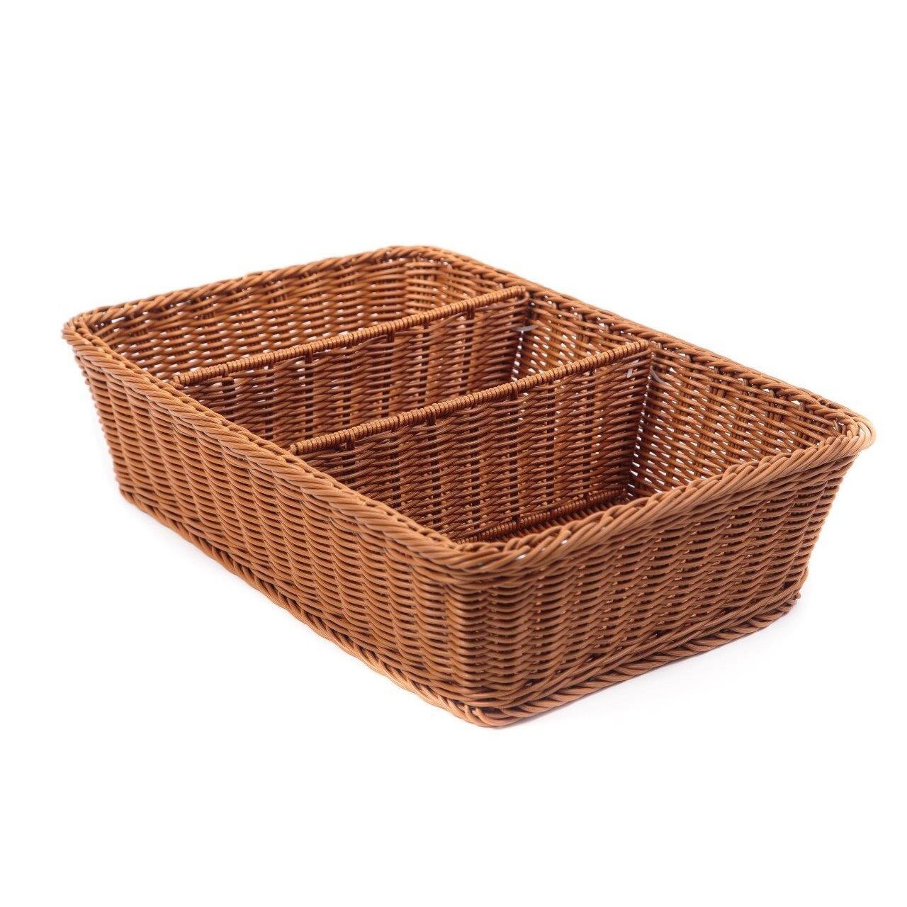 Cos rectangular compartimentat pentru patiserie/brutarie Bacoda, 48x32x12cm