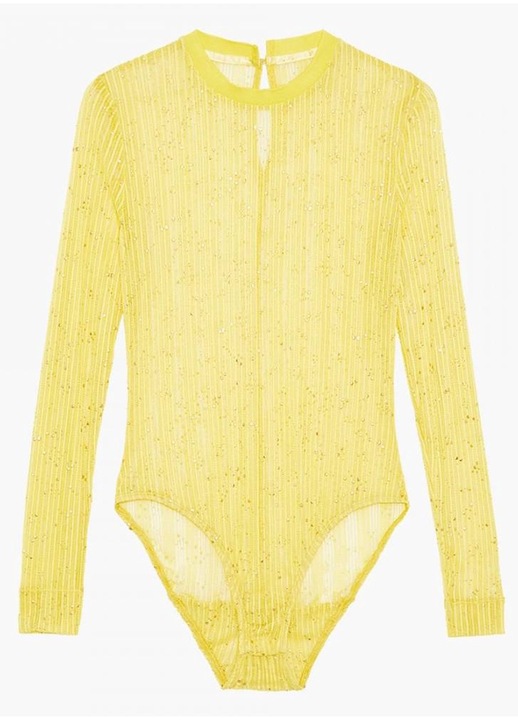 Дамско боди, Pepe Jeans, Жълто, Жълт, S