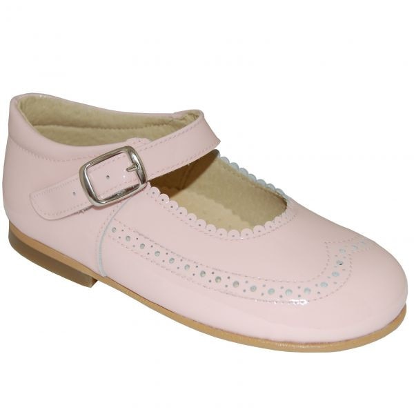 Pantofi B2022 din piele lacuita, Panyno, Roz