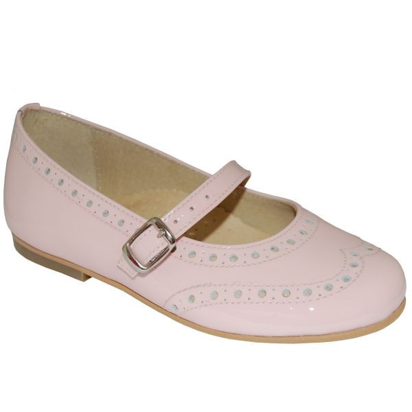 Pantofi E2024 din piele lacuita, Panyno, Roz