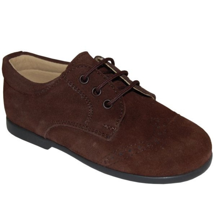 Pantofi din piele intoarsa, Panyno, Maro