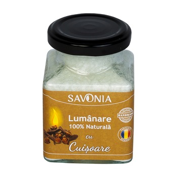 Lumanare 100% Naturala de Cuisoare - Savonia Lumanare 100% Naturala de Cuisoare - Savonia