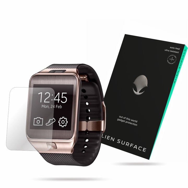 Alien Surface fólia, Samsung Gear 2, képernyővédő 1+2 Grid