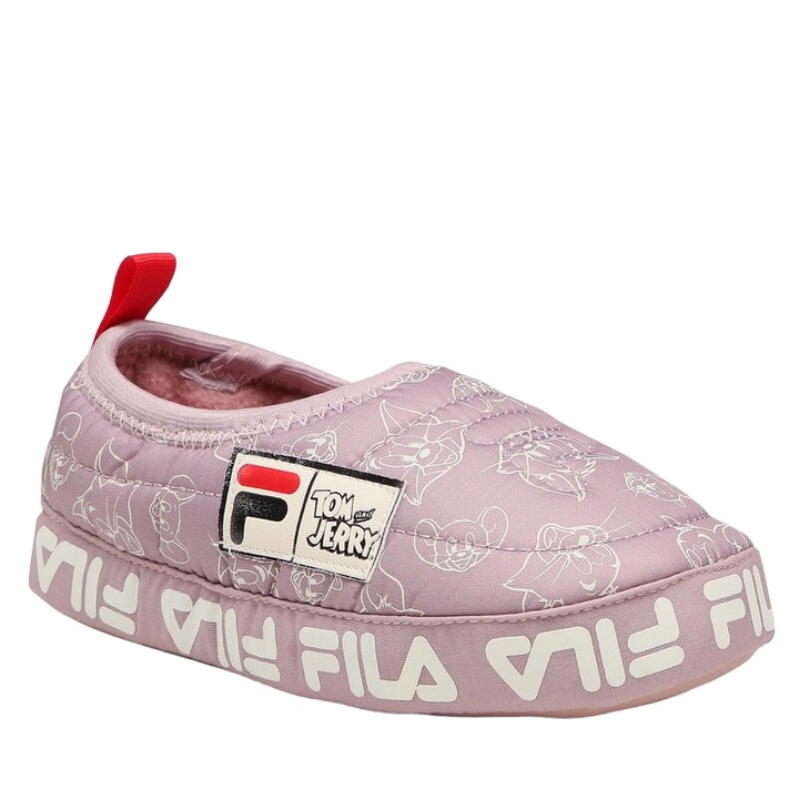 Papucs gyerekeknek, Fila, Textil, Tom and Jerry, Pink