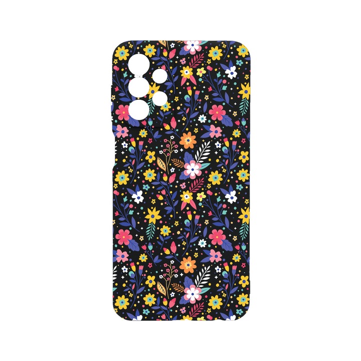 Husa BestCase® Slim SIlicon 0.8MM, Compatibila Cu Samsung Galaxy A53 5G, Flower Pattern, Rezistenta la uzura, Protectie Camera, c-B 955
